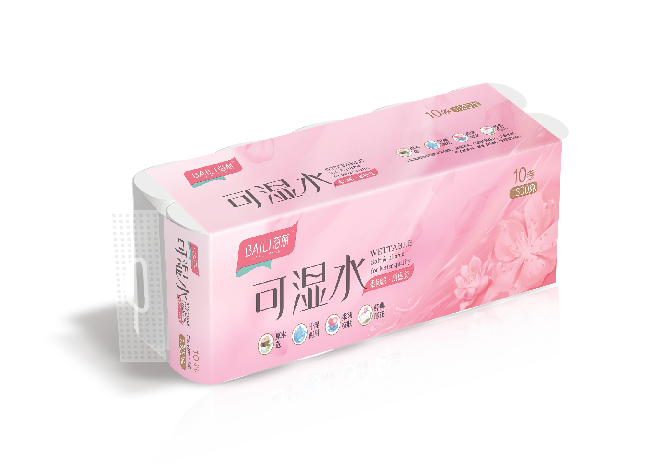 桃韵湿水，柔护随行——百丽桃花系列可湿水纸巾全新体验